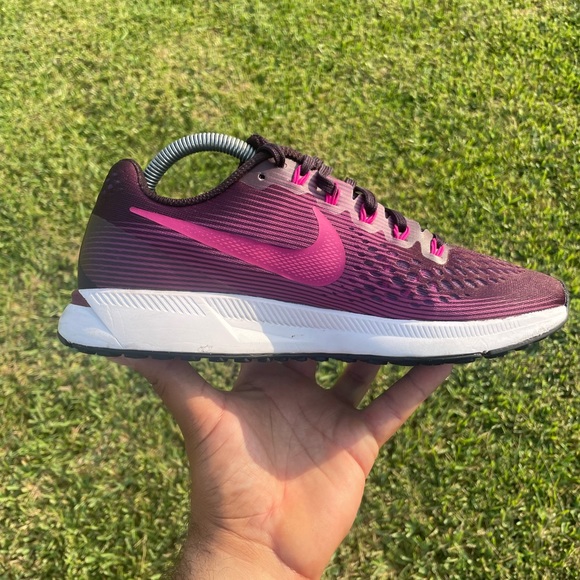 Nike Air Zoom Pegasus 34 Womens Running Shoes Purple Pink 880560-603 Size 9.5 - Picture 8 of 12
